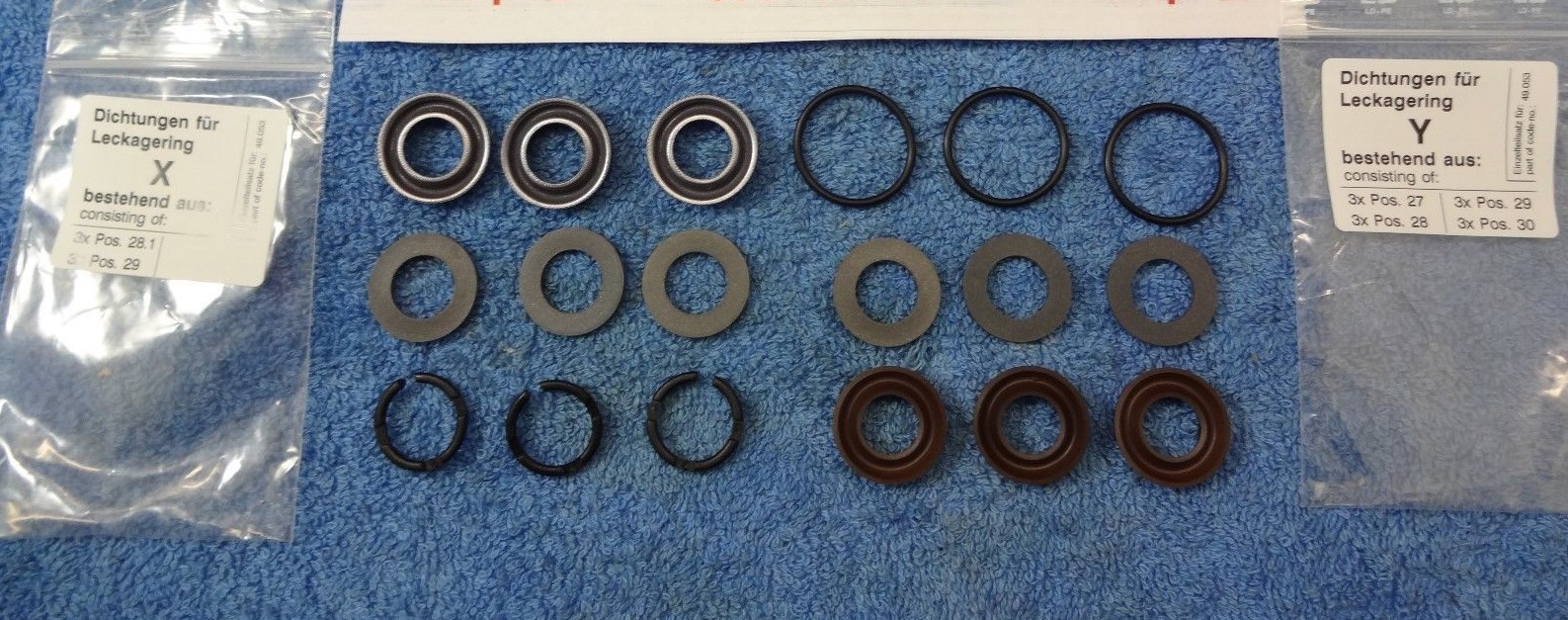 HIGH PRESSURE WASHER JETWASH KRANZLE 49.053 PUMP SEAL REPAIR KIT K10/122 K49053 eBay