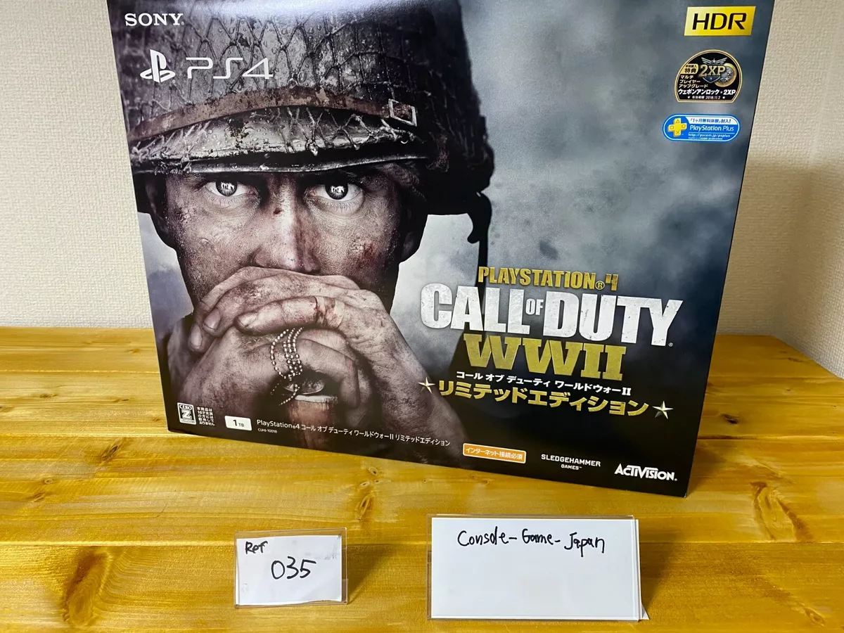 Sony PlayStation 4 PS4 Call Of Duty WWII Limited Edition Box Game Console  Japan