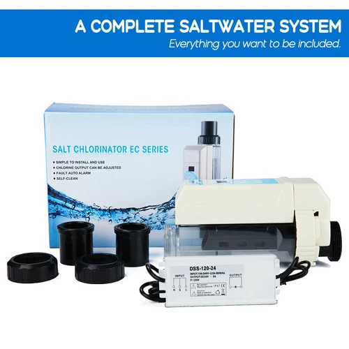 Sistema de cloración de piscina de agua salada serie EC20 generador de cloro salino ≤100 m³ - Imagen 11 de 12