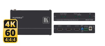 Kramer VS-211H2, 2x1 Automatik-Umschalter für 4K UHD HDMI