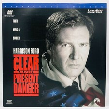 Clear And Present Danger LASERDISC, Harrison Ford