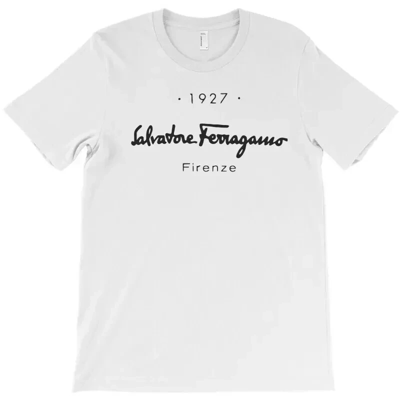 NEW Salvatore Ferragamo Unisex Logo Classic Vintage Trending T-Shirt