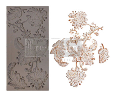 Kacha Just Paisley Limited Edition 5 x10 Silicone Décor Mould Rede Sign Prima