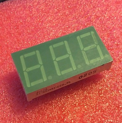 APLUS BT-N51KRI-LC4.75 three 3 digit led display seven 7 seg segment YELLOW