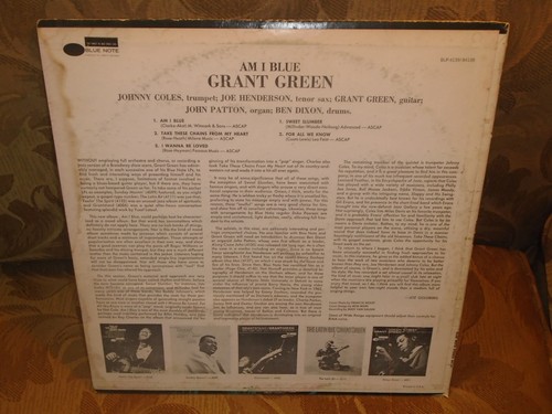 Grant Green Am I Blue stereo Blue Note 84139 Joe Henderson Johnny Coles VG+ - Picture 4 of 4