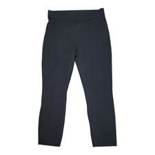 Spanx Perfect Black Pant Back Seam Ponte Knit Skinny Pants M Petite Style 20251Q