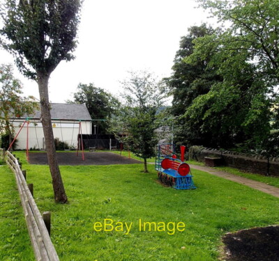 Photo 6x4 Old Station Close playground, Brecon This view focuses on the s c2013