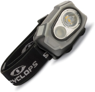 Cyclops eFLEX Headlamp 400 Resists Water/Impact White Red Green And Blue LEDs