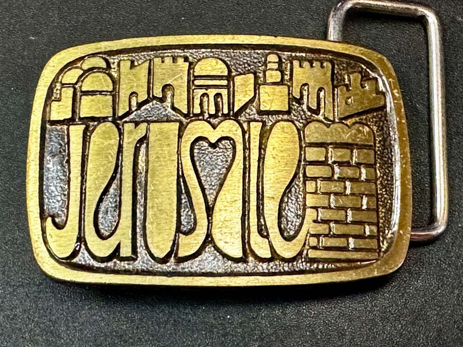 Jerusalem Vintage 1970's Solid Brass Handmade Bel… - image 16