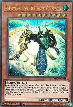 YuGiOh Sephylon, the Ultimate Timelord BLRR-EN056 Ultra Rare Englisch NM 1st