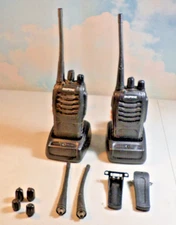 2 Baofeng Two-way Radios~ BF-888S ~ Plug-in Chargers ~  Extras ~