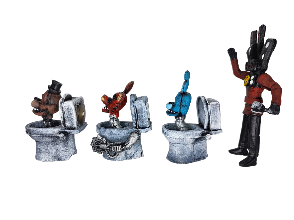 FNAF Five Nights At Freddy´s skibidi toilet mashup mexican toy