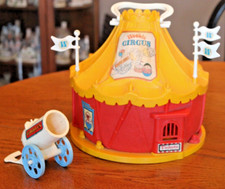 Vintage 1977 Hasbro Weebles Big Top Circus Tent