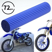 72x Motorcycle Spoke Skins Covers Wraps Wheel Guard Protector For Honda CRF250RX