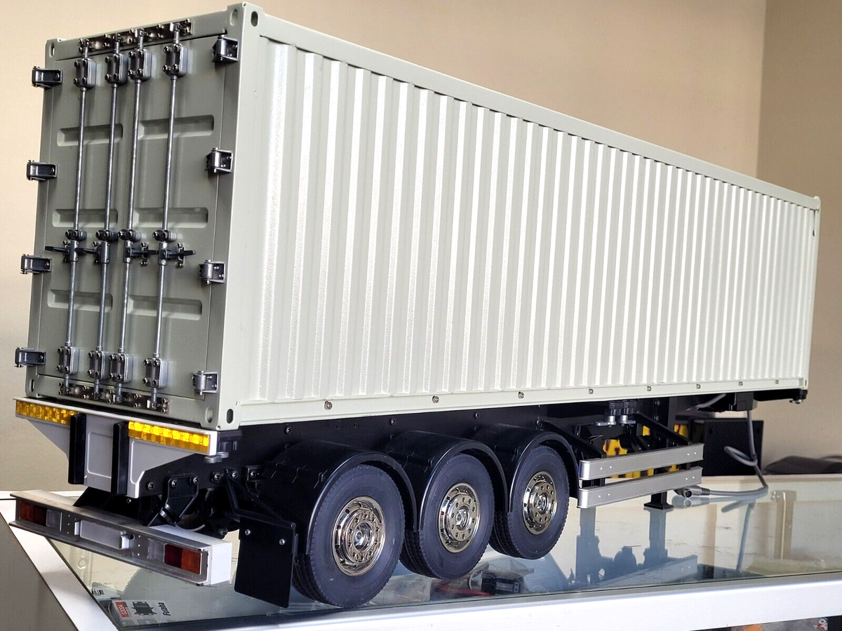 Tamiya Toy 1/14 40FT Box Container Semi Box Trailer + light Tamiya Toy 1/14 40FT Box Container Semi Box Trailer + light