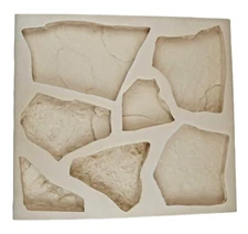 Stone Master Molds Rubber Molds for Concrete, Fieldstone Flat Mold
