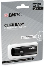 Emtec ECMMD512GB113 Click Easy 512GB USB Flash Drive USB Type-A 3.2 Gen 2 Black