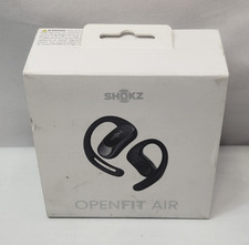 Shokz OpenFit Air True Wireless Bluetooth Headphones - Black New, Open Box