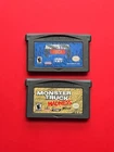 Monster Trucks & Truck Madness Nintendo Game Boy Advance Lot 2 Games Tested Work