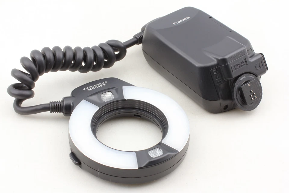[MINT IN BOX] Canon MR-14EX Macro Ring Light Flash TTL E-TTL EOS EF From JAPAN - Image 4 of 4