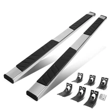 Fit 2009-2022 Dodge Ram 5"OD Extended Cab Flat Step Bar Running Board Chrome