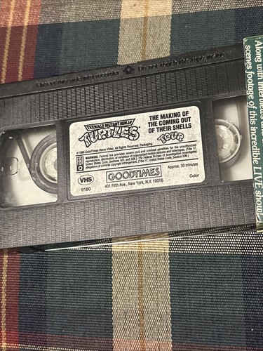 Teenage Mutant Ninja Turtles The Making of Coming Out of Their Shells Tour VHS - Picture 5 of 5