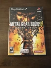 Metal Gear Solid 3: Snake Eater Sony PlayStation 2 PS2 Black Label CIB Tested