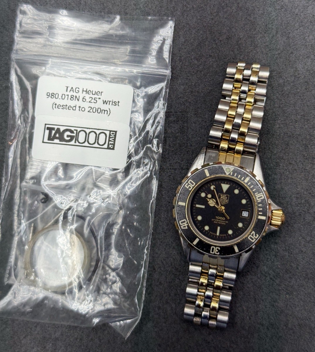 TAG Heuer 1000 Women's Black Watch - 980.018 for sale online | eBay