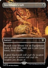 Steelshaper's Gift (Borderless) - Foil NM MTG Commander Masters