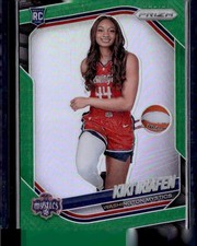 2025 Panini Prizm WNBA #149 Kiki Iriafen Green Prizms