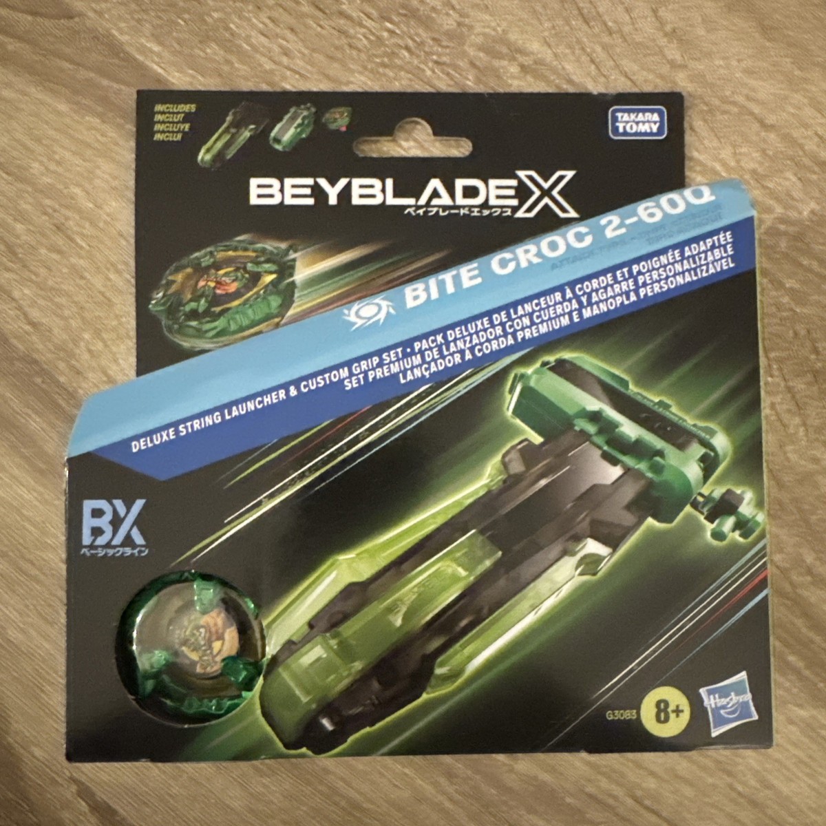 Beyblade x Deluxe Bite Croc 2-60Q Crunch Metal with String