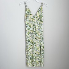 Urban Outfitters Size M Floral Print Sleeveless Midi Side Slit Dress