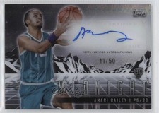 2023-24 Midnight Rookie Horizon Signatures Moon Beam /50 Amari Bailey Auto 6o3