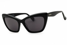 MAX MARA MM0063-01A-57 Sunglasses Size 57mm 145mm 18mm BLACK 889214413291