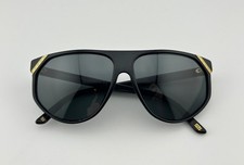 VTG Versace Mod. 4240 GB1/87 Sunglasses Black Gold Frame, Gray Lens 61-13-140