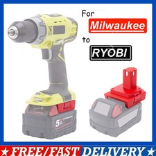 Adapter For Milwaukee 18V Li-ion Battery Convert to For Ryobi 18V Series Tools