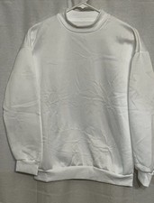 Women  s Sweatshirt White Medium