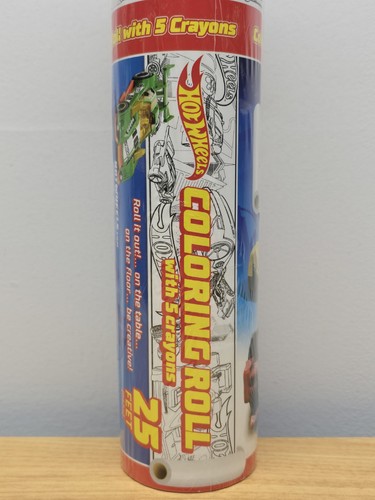NEU Bendon 25ft Farbrolle mit 5 Buntstiften Hot Wheels von Hot Wheels - Bild 3 von 6