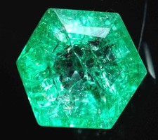Haxgaon Cut 6.90 Ct Natural Muzo Colombian Emerald A Certified Loose Gemstone