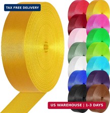 Nylon Webbing 1 inch 1.5 inch Nylon Strap Webbing Straps, 3.3 10 25 50 Yards Web