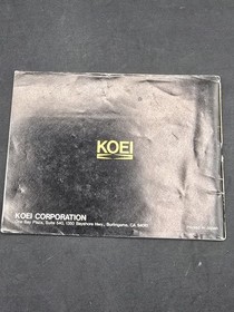 Nobunaga's Ambition (NES) Nintendo Cartridge Sleeve Styrofoam & Box Tested 