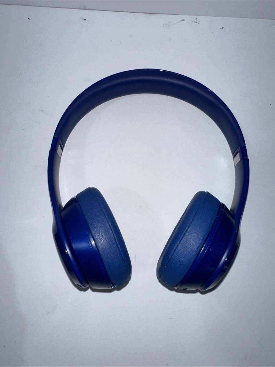 Beats Solo 2 On-Ear Wireless Headphones Blue Model B0534 Bluetooth