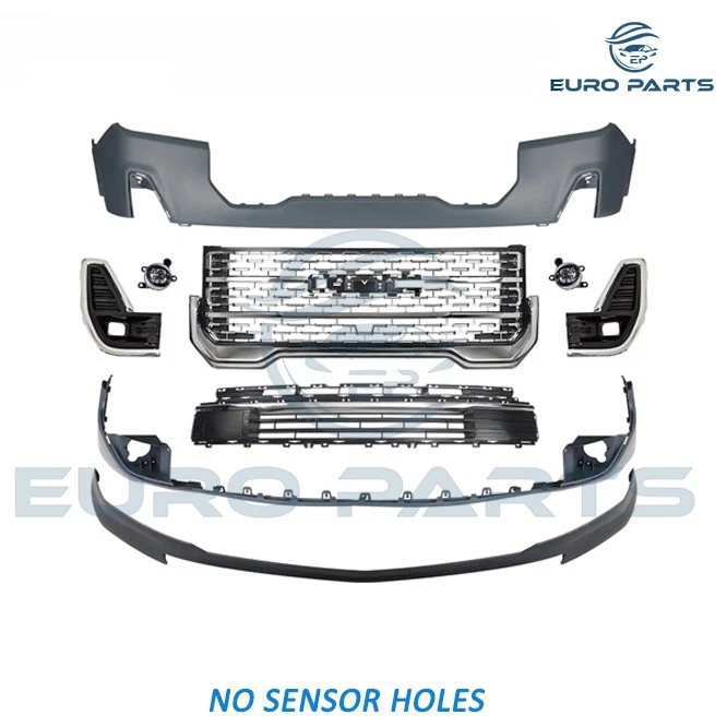 Kit de parachoques delantero con conjunto de luces antiniebla de rejilla para GMC ACADIA 2020 2021 2022 Foto 2 de 4