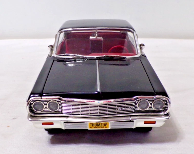 ERTL American Muscle 1964 CHEVY IMPALA SS 409 - 1:18 - Black - No Box - Image 4 of 4