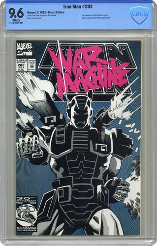 Iron Man #282 CBCS 9.6 1992 21-1242EBE-001 1st full app. War Machine