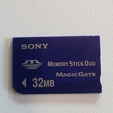 Sony 32MB 32 MB Memory Stick Duo MagicGate Card Used