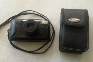 Samsung AF Slim Zoom Compact 35mm Film Camera Tested, Working