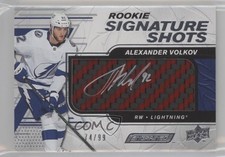 2019 Engrained Rookie Signature Shots Red Stick 74/99 Alexander Volkov Auto 0o5t