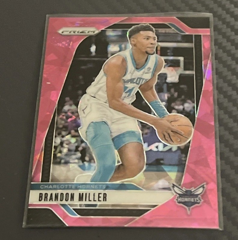 2024-25 Panini Prizm Brandon Miller #109 Pink Ice Prizm