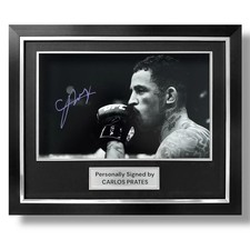 Carlos Prates UFC Signed Framed Photo COA 